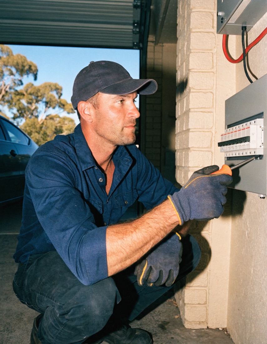 Electricians trade card image
